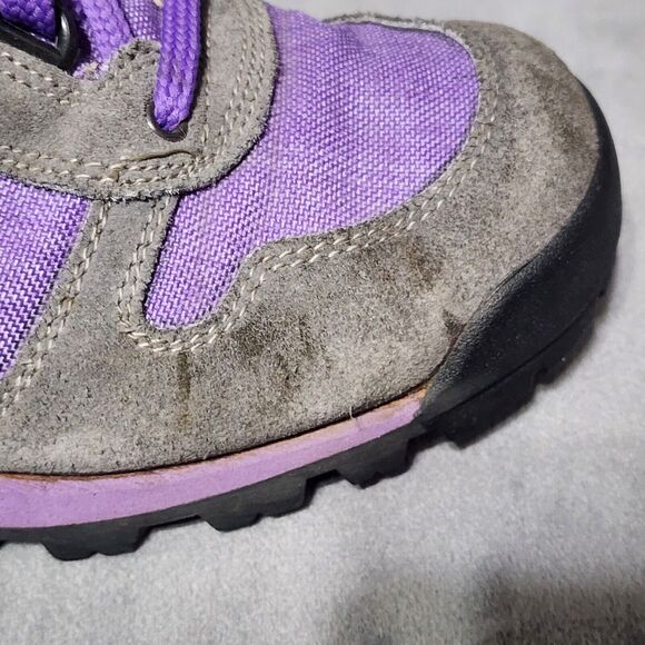 SCARPA Vibram Womens 7.5 US 39 EU Hiking Trail Athletic Shoes Gray Purple Suede - Picture 6 of 15
